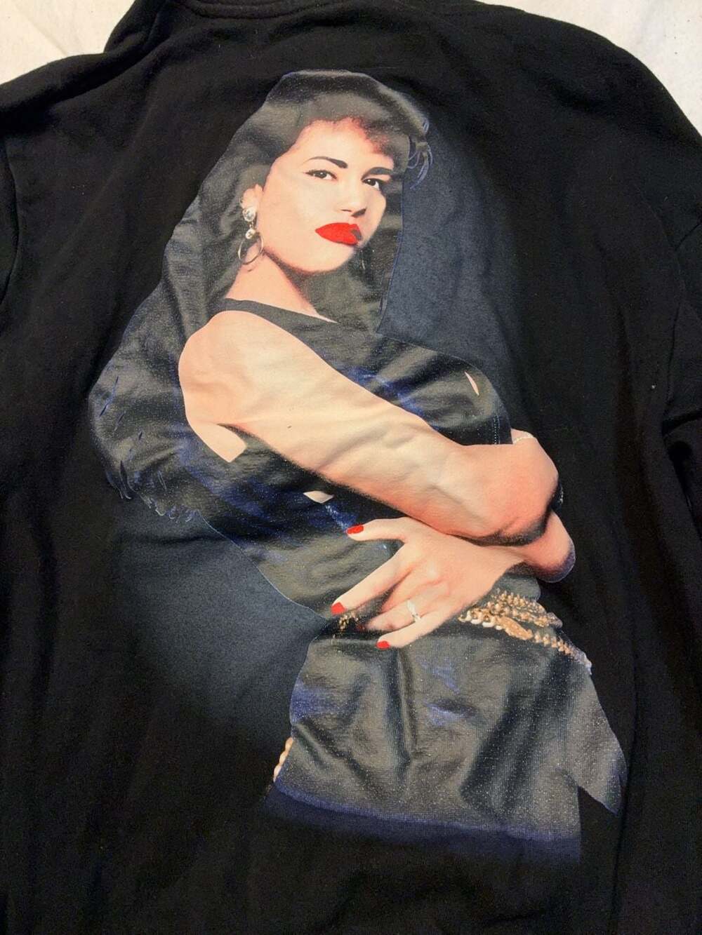 Selena Official Merchandise Black Hoodie Size M